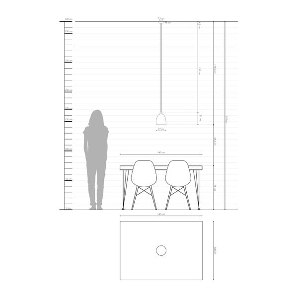 Závěsné svítidlo ve zlaté barvě s bílým kabelem Sotto Luce Awa-image-4