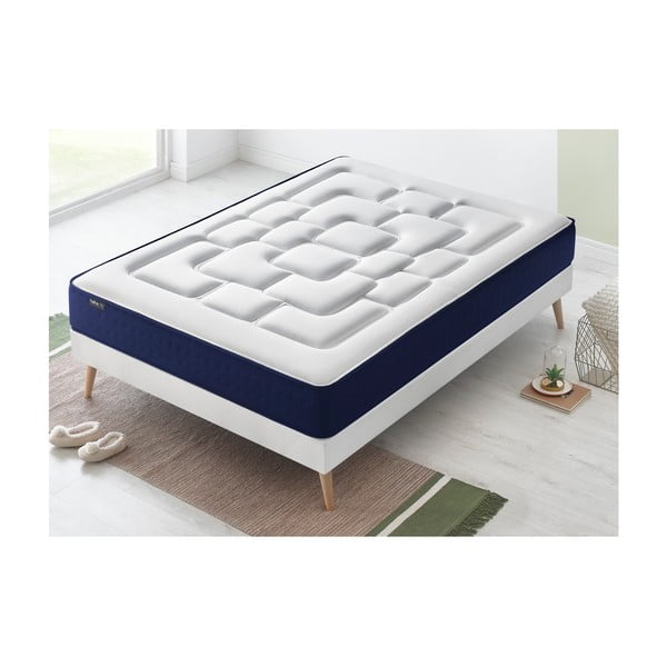 Dvoulůžková postel s matrací Bobochic Paris Velours, 140 x 190 cm