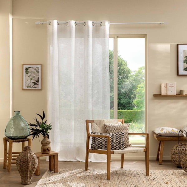 Béžová záclona 140x280 cm Marius – douceur d'intérieur-image-1