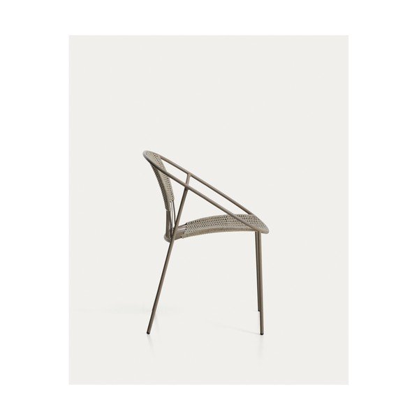 Taupe zahradní židle Atrani – Kave Home-image-4
