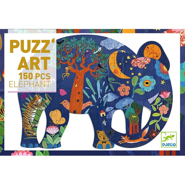 Dětské puzzle se 150 dílky Djeco Elephant-image-1
