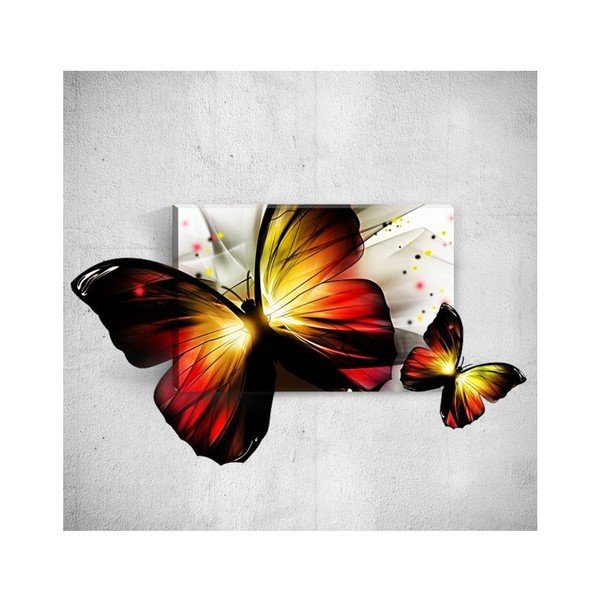Nástěnný 3D obraz Mosticx Butterfly, 40 x 60 cm