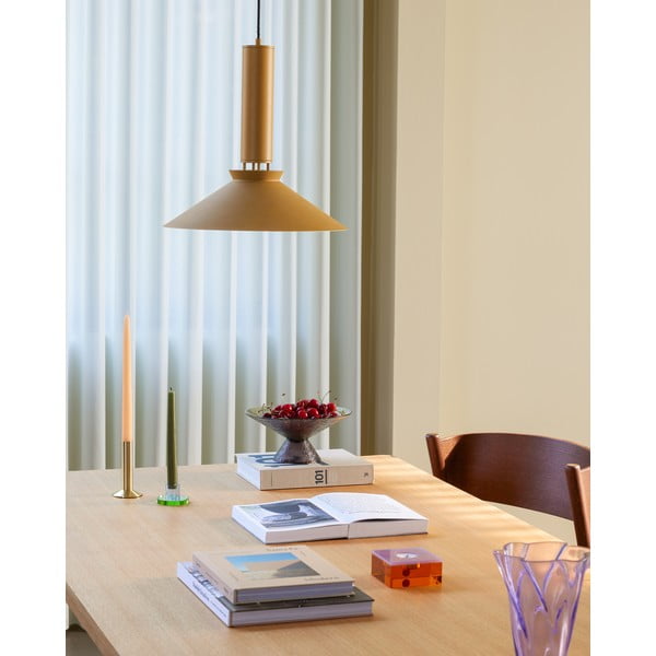 Oranžové závěsné svítidlo ø 40 cm Coney – Hübsch-image-4