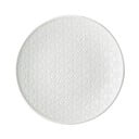 Bílý keramický talíř MIJ Star, ø 25 cm