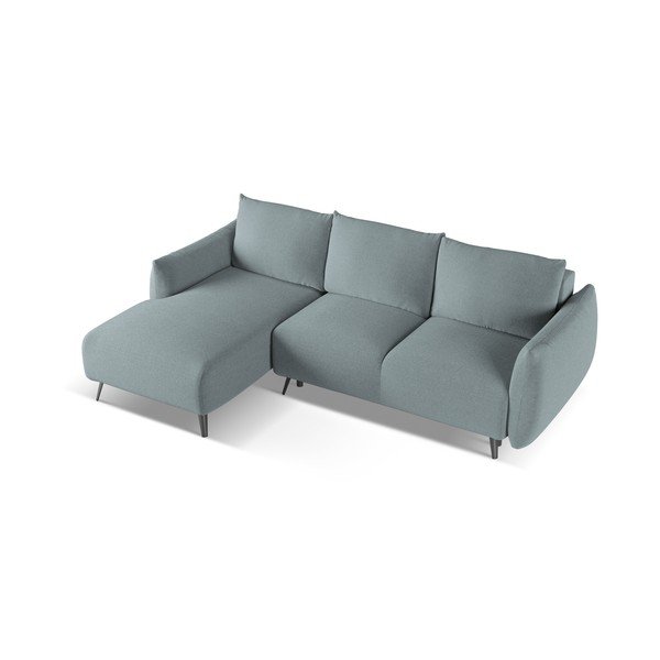 Světle modrá rohová pohovka (levý roh) Malie – Makamii-image-4