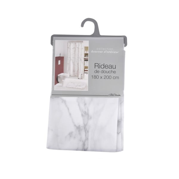 Sprchový závěs 180x200 cm Marbre – douceur d'intérieur-image-1