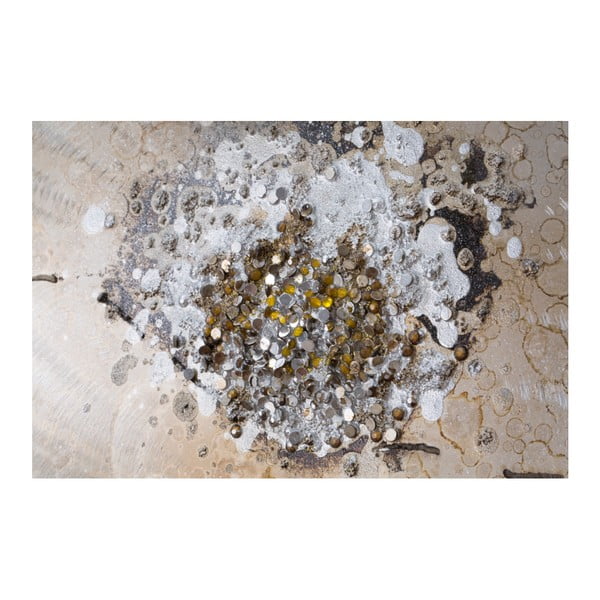 Ručně malovaný nástěnný obraz Mauro Ferretti Dipinto Su Tela Moon Flower, 50 x 150 cm-image-4