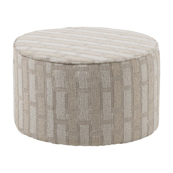 Béžový žinylkový taburet Sarli – WOOOD