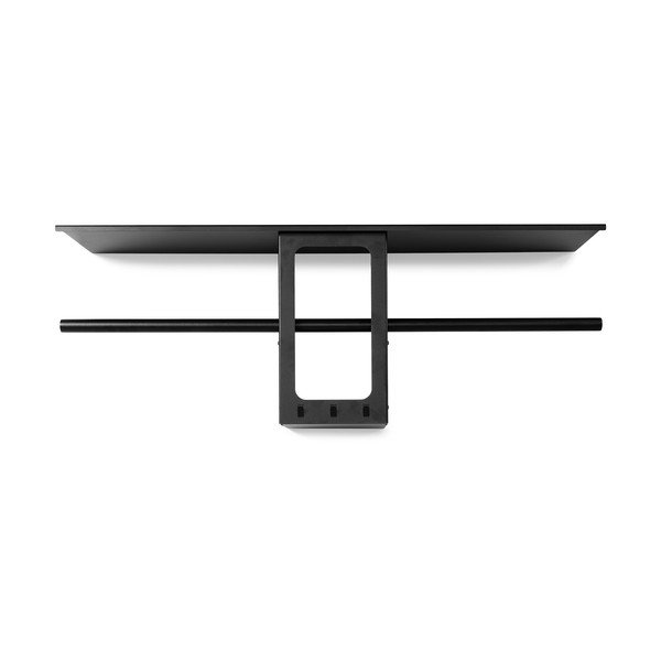Černý ocelový nástěnný věšák s poličkou 100 cm Luno Small – Spinder Design-image-3