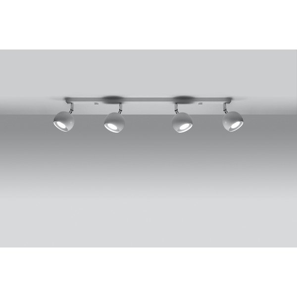 Bílé stropní svítidlo Sollux Ollo, délka 80 cm-image-2