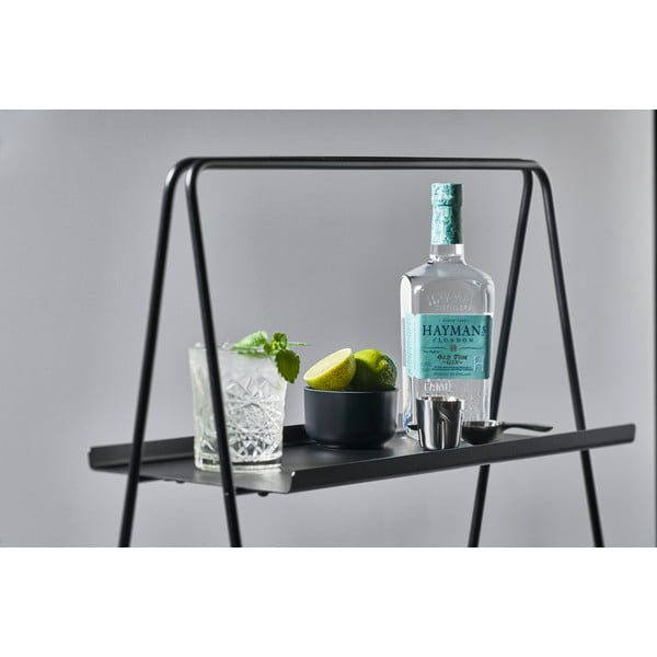 Černý kovový regál 53x75 cm A-Table - Zone-image-2