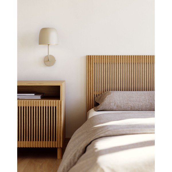 Čelo postele z jasanového dřeva 175x70 cm Beyla – Kave Home-image-2