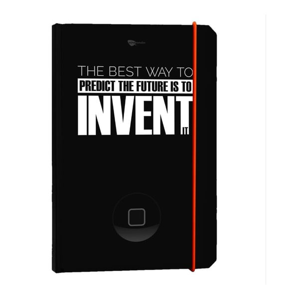 Zápisník z recyklovaného papíru The best way to predict the future is to invent it