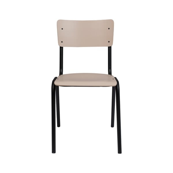 Béžové jídelní židle v sadě 4 ks Back to school – Zuiver-image-3