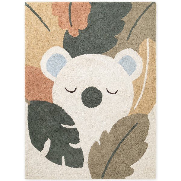 Krémový pratelný/ručně tkaný bavlněný dětský koberec 140x200 cm Snuggle Rio – Hanse Home