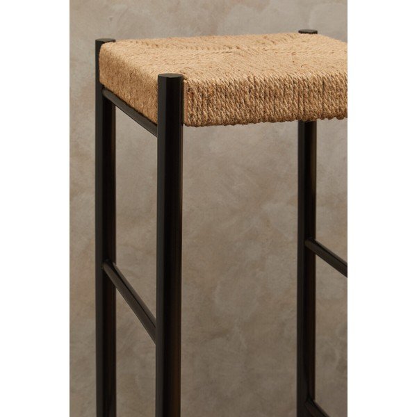 Černá/v přírodní barvě barová stolička z bukového dřeva (výška sedáku 72 cm) Bandar – Premier Housewares-image-4