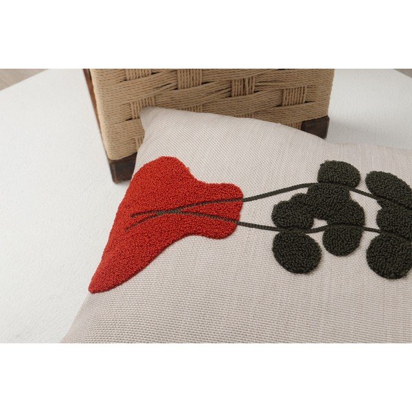 Lněný dekorační polštář 43x43 cm Vazo – Mioli Decor-image-4