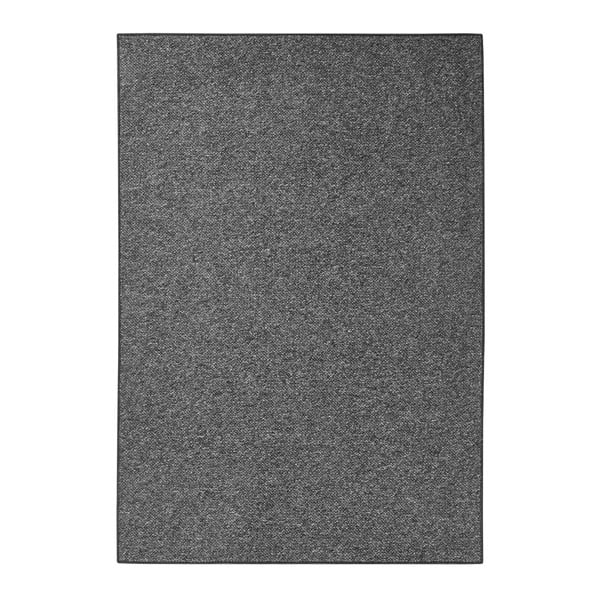 Antracitově černý koberec BT Carpet, 160 x 240 cm