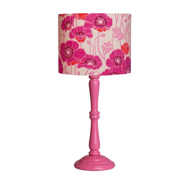 Stolní lampa Pristine Poppys Pink