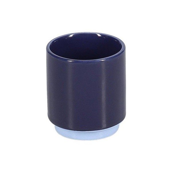 Tmavě modrý kameninový šálek na espresso 130 ml Duo – ONA