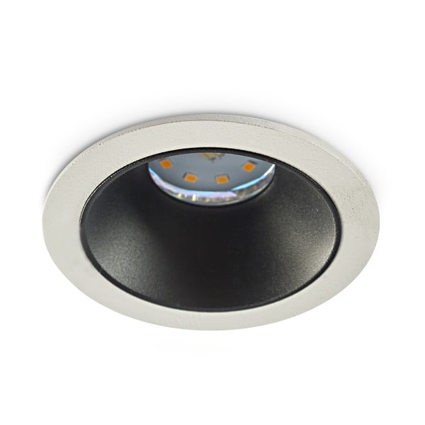Kryt na LED žárovku Kobi Siena Black, ⌀ 8,7 cm
