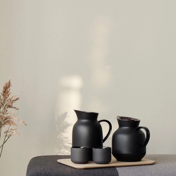 Černá plastová termokonvice 1 l Amphora – Stelton-image-2