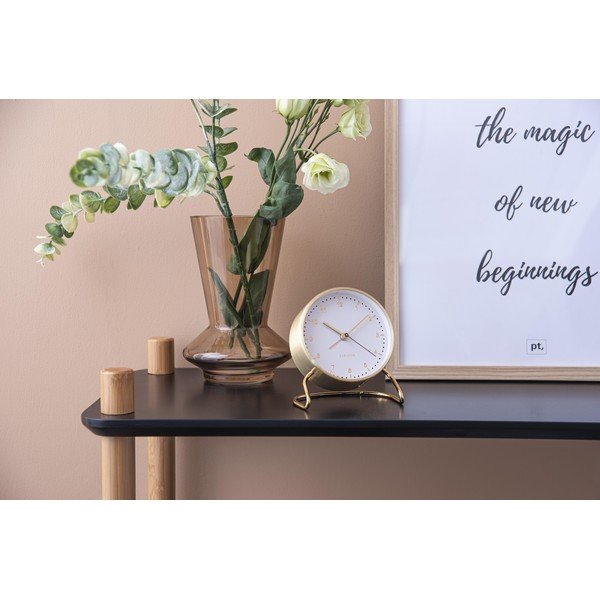 Černý regál s bambusovými nohami Leitmotiv Cabinet Simplicity, 80 x 82.5 cm-image-1