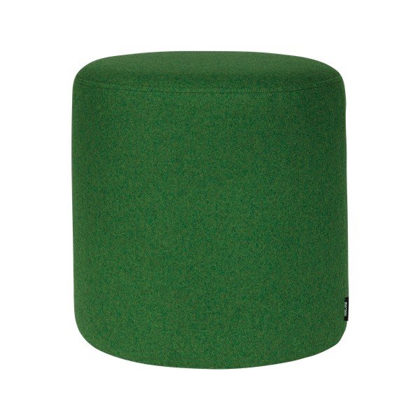 Zelený vlněný taburet Folk – noo.ma