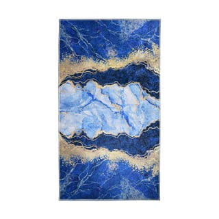 Modrý/ve zlaté barvě koberec 140x80 cm - Vitaus