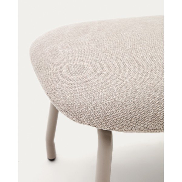 Béžový taburet Belina – Kave Home-image-1