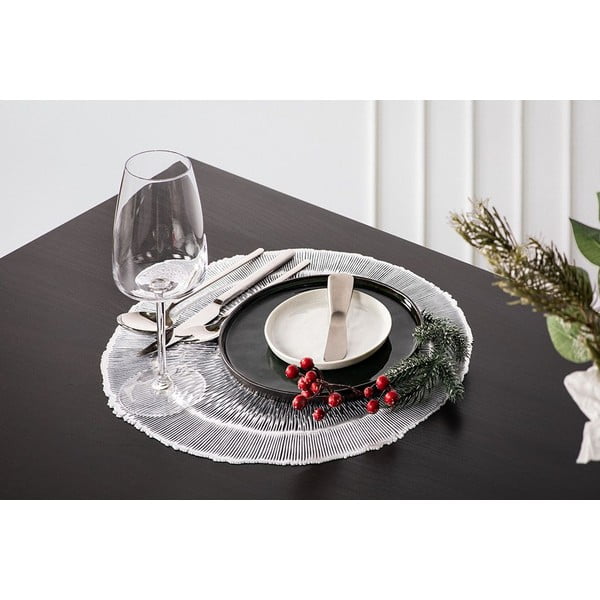 Prostírání ve stříbrné barvě Tiseco Home Studio, ⌀ 38 cm-image-1