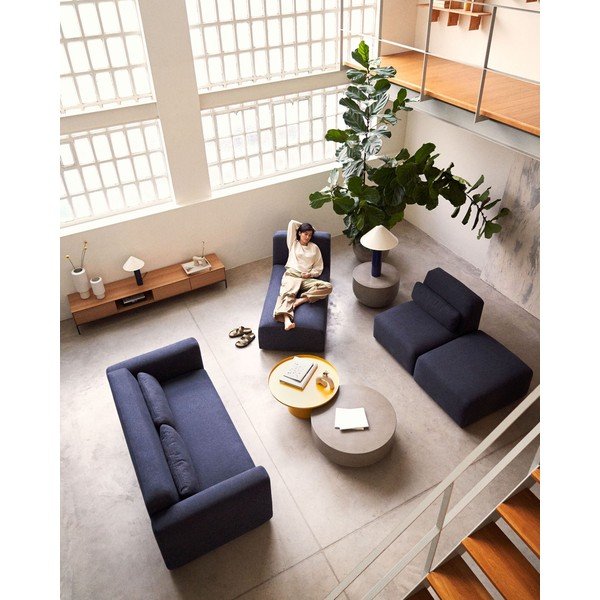 Tmavě modrá pohovka 188 cm Neom – Kave Home-image-3