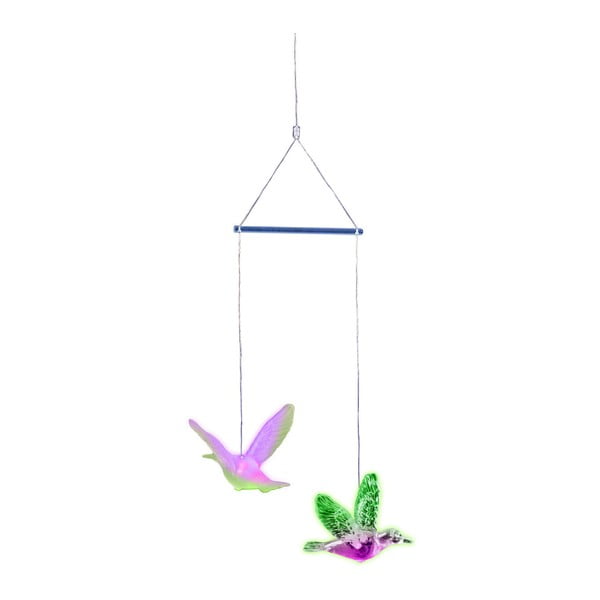 Závěsná děkorace s LED světly Naeve Hummingbird, výška 70 cm