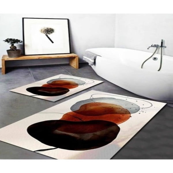 Koupelnové předložky v sadě 2 ks 60x100 cm Art Post Modern – Mila Home-image-1