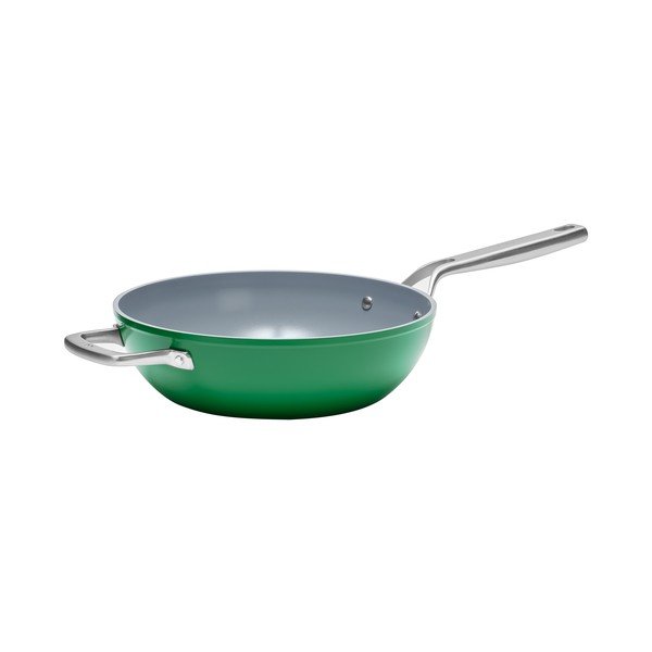 Wok pánev s poklicí/s keramickým povrchem ø 28 cm Meda 3.0 – FABINI-image-2