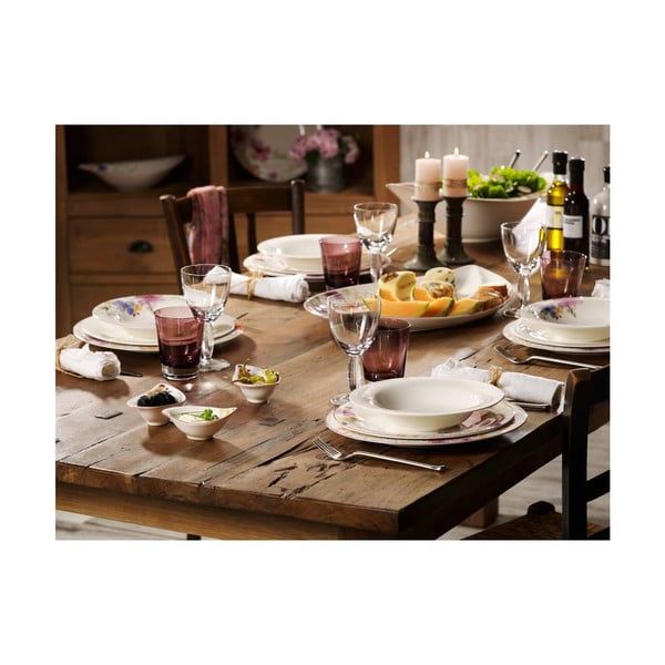 Bílý porcelánový hluboký talíř Villeroy & Boch New Cottage, ⌀ 23 cm-image-1