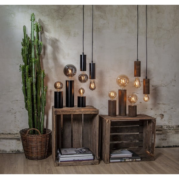 Teplá LED filamentová žárovka E27, 1 W Plain Amber – Star Trading-image-1