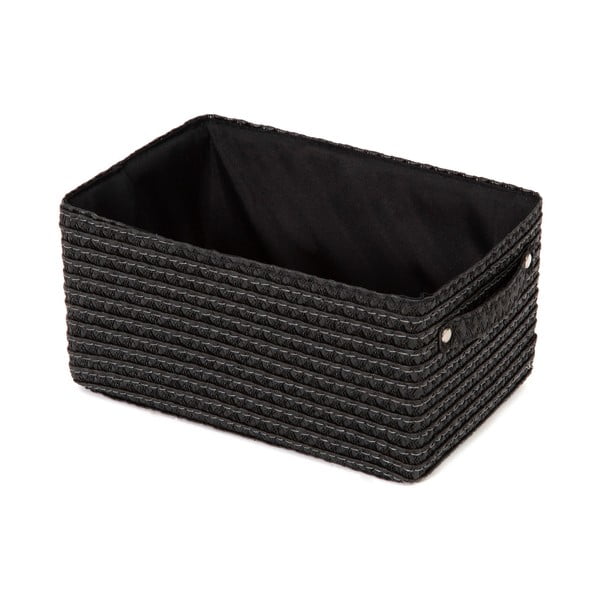 Černý úložný košík Compactor Lilou Basket Black