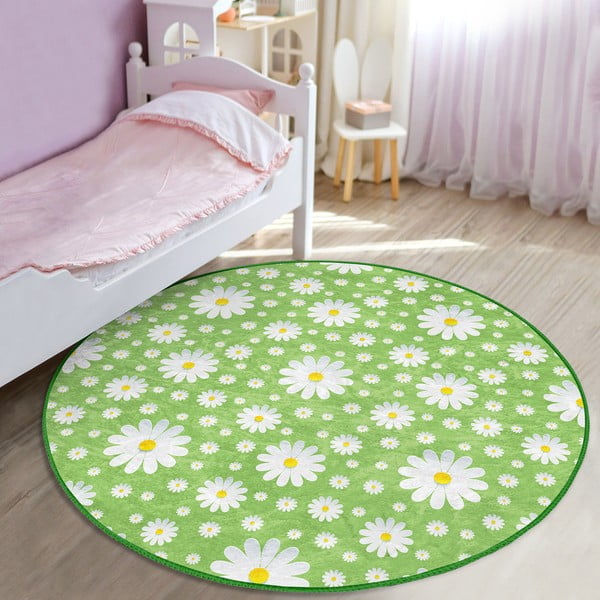 Zelený dětský koberec ø 120 cm Comfort – Mila Home-image-1