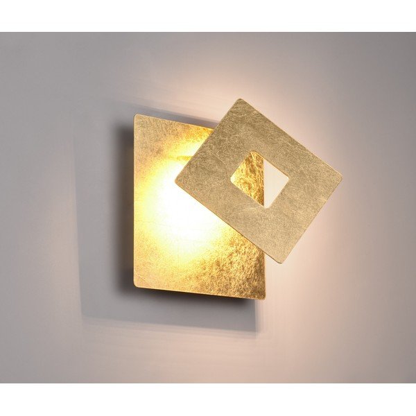 LED nástěnné svítidlo ve zlaté barvě Leano – Trio-image-1