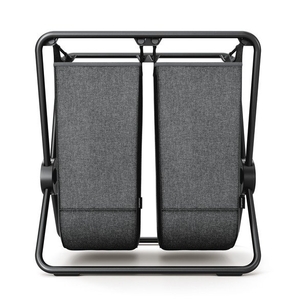 Tmavě šedý skládací látkový koš na prádlo 200 l – simplehuman-image-2