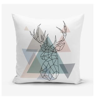 Povlak na polštář s příměsí bavlny Minimalist Cushion Covers Deer, 45 x 45 cm
