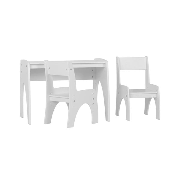 Bílá dětská židle Klips – Pinio-image-4