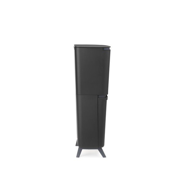 Tmavě šedý plastový odpadkový koš 25+10+10 l na tříděný odpad SortUp Recycle Hi – Brabantia-image-4