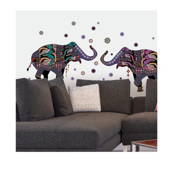 Samolepka Dancing Elephants