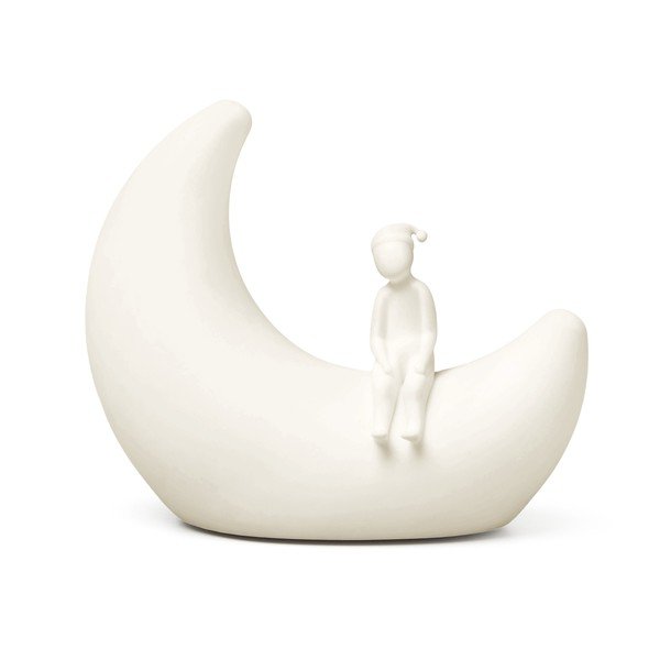 Slonovinové dětské noční světlo Moon Off-White – Cam Cam Copenhagen