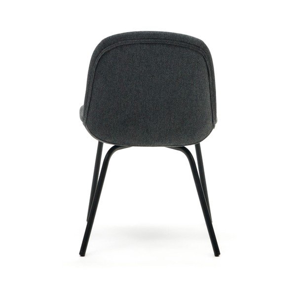 Tmavě šedé jídelní židle v sadě 4 ks Aimin – Kave Home-image-2