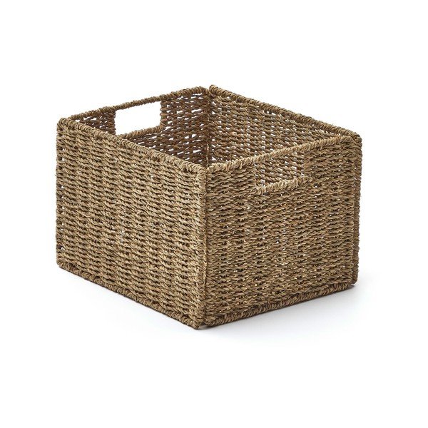 Košíky v sadě 2 ks do regálu z mořské trávy 32x27x22 cm Tossa – Kave Home