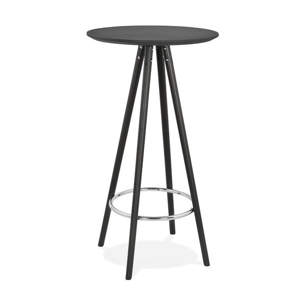 Černý barový stůl Kokoon Deboo, výška 110 cm