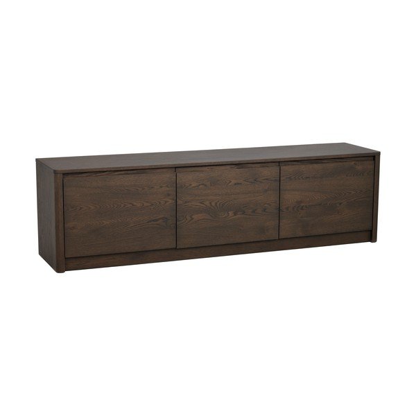 Komoda v dekoru dubu v tmavě přírodní barvě 180x50x40 cm Melstone – Rowico